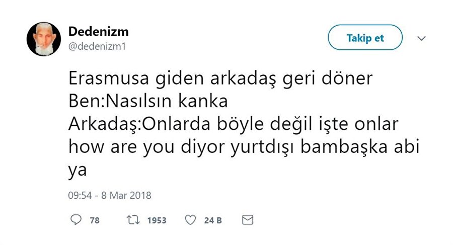 O erasmuslu sen nerelisin