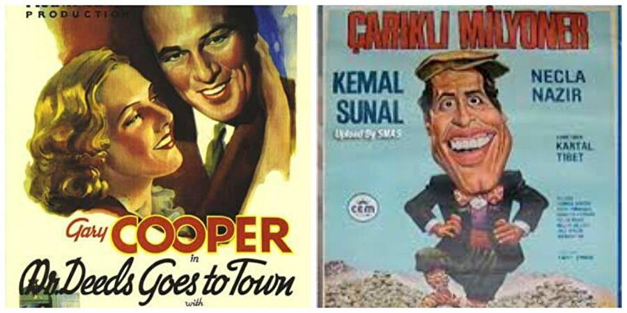 Mr. Deeds Goes to Town - Çarıklı Milyoner

                                    Şaşırdınız biliyoruz. Kemal Sunal'ın o meşhur filmi Çarıklı Milyoner, 1936 yapımı Mr. Deeds Goes to Town'dan uyarlamaydı.
                                