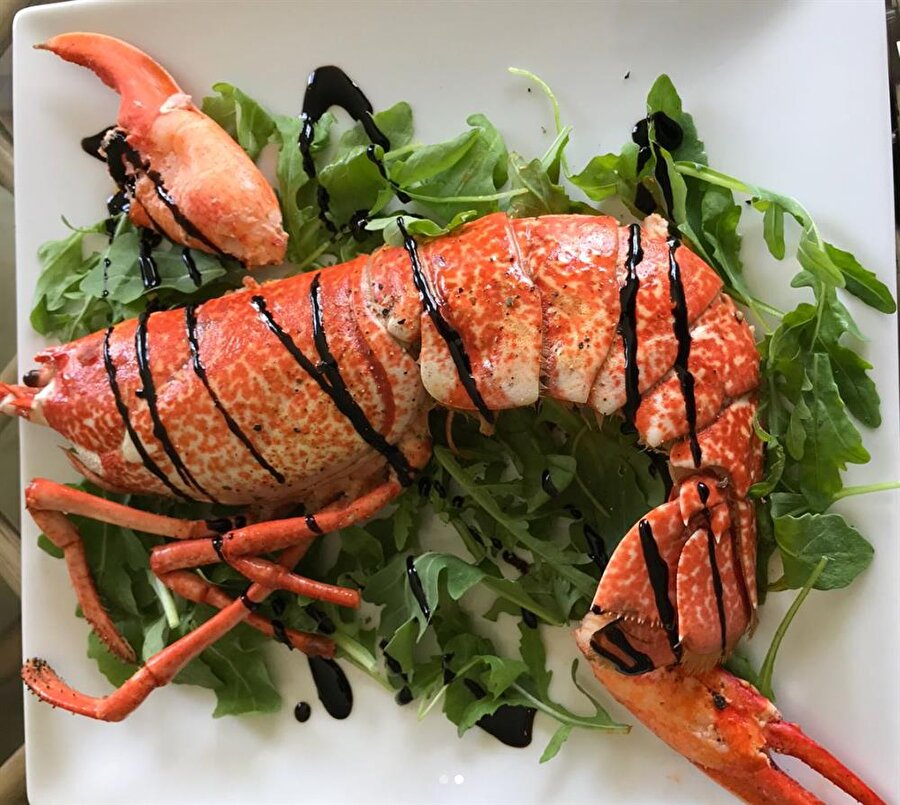 Balsamik sirkeli ıstakoz