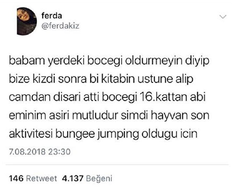 Çok eğlenmiştir hayvan
