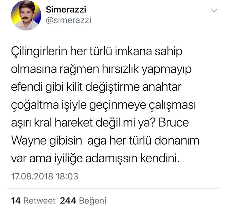 Çilingirler adamdır...