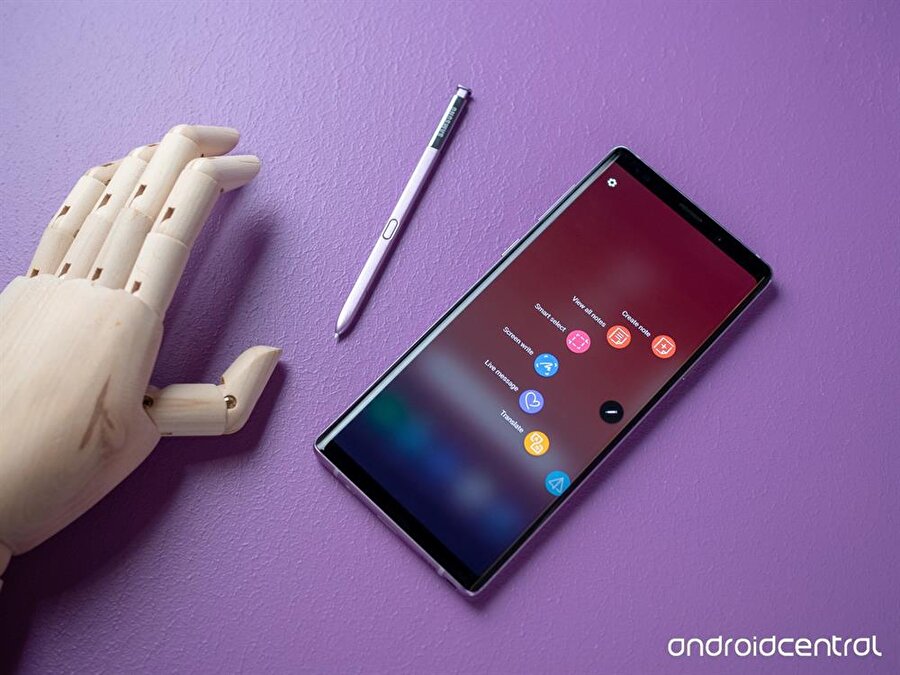 Samsung Galaxy Note 9. Fotoğraf: Android Central!