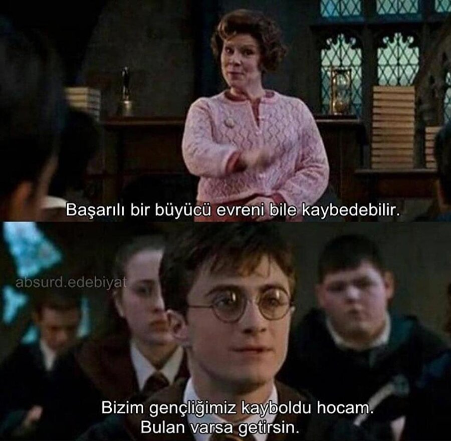 ... ve bütün Hogwarts duman altı olur