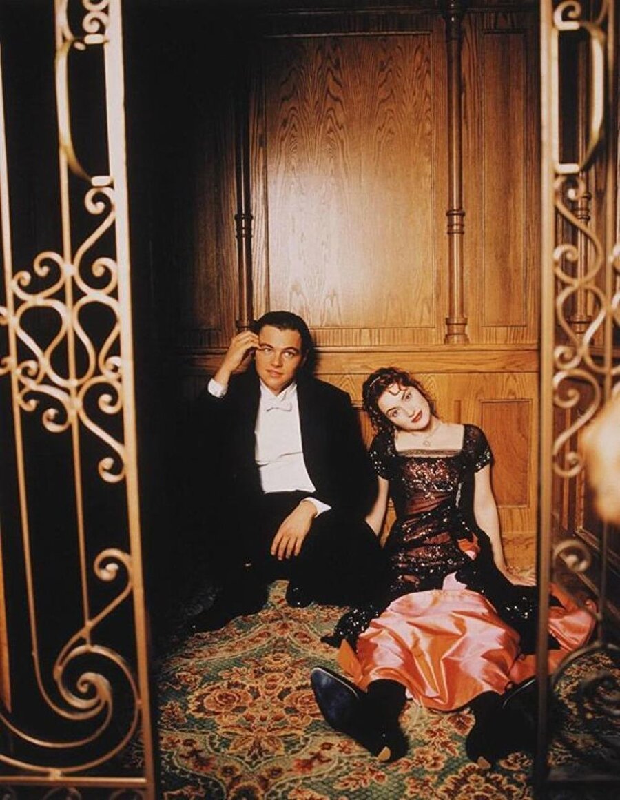 Leonardo Dicaprio Ve Kate Winslet Titanic Filminin Setinde 1997 