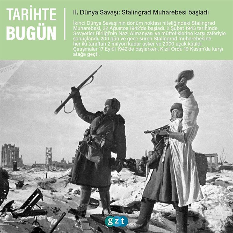 23 Ağustos Tarihte Bugün: II. Dünya Savaşı: Stalingrad Muharebesi başladı