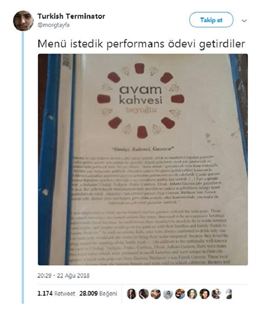 Fen ve teknoloji dersi ödevi zannettim