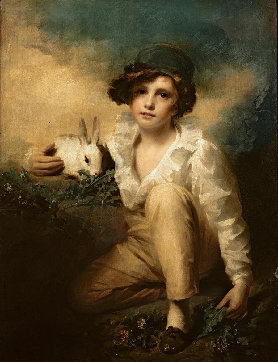 Oğlan ve tavşan, Henry Raeburn, 1814