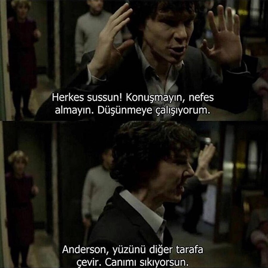 Ders çalışırken ben