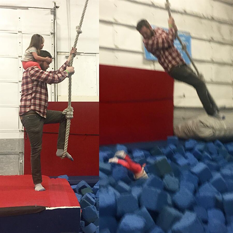 Çocuktan daha çocuk olan baba