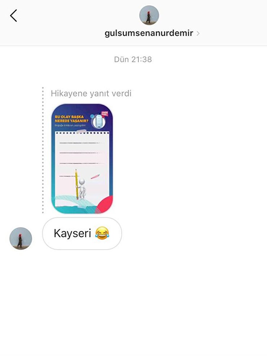 Kayseri diyenler de var.
