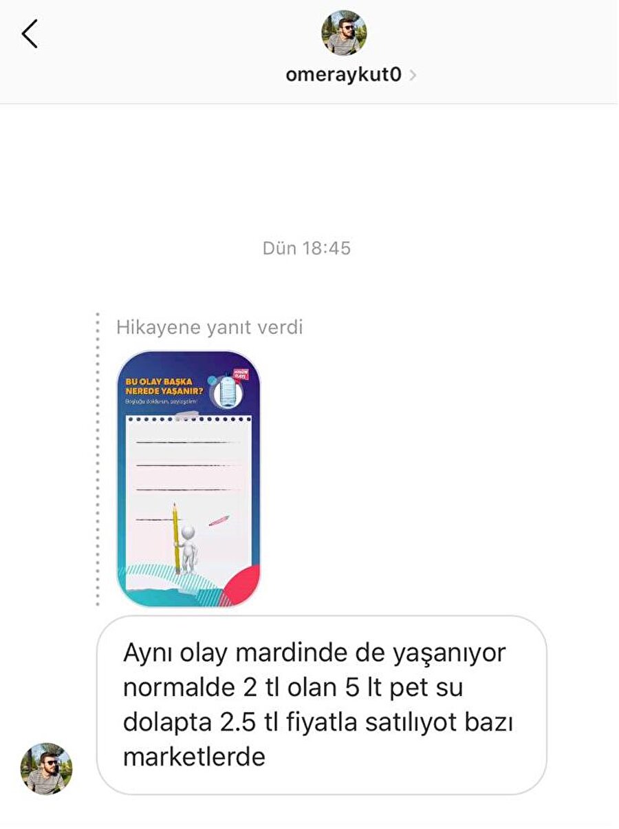 Mardin'de sular normal fiyatından 50 kuruş daha fazla!