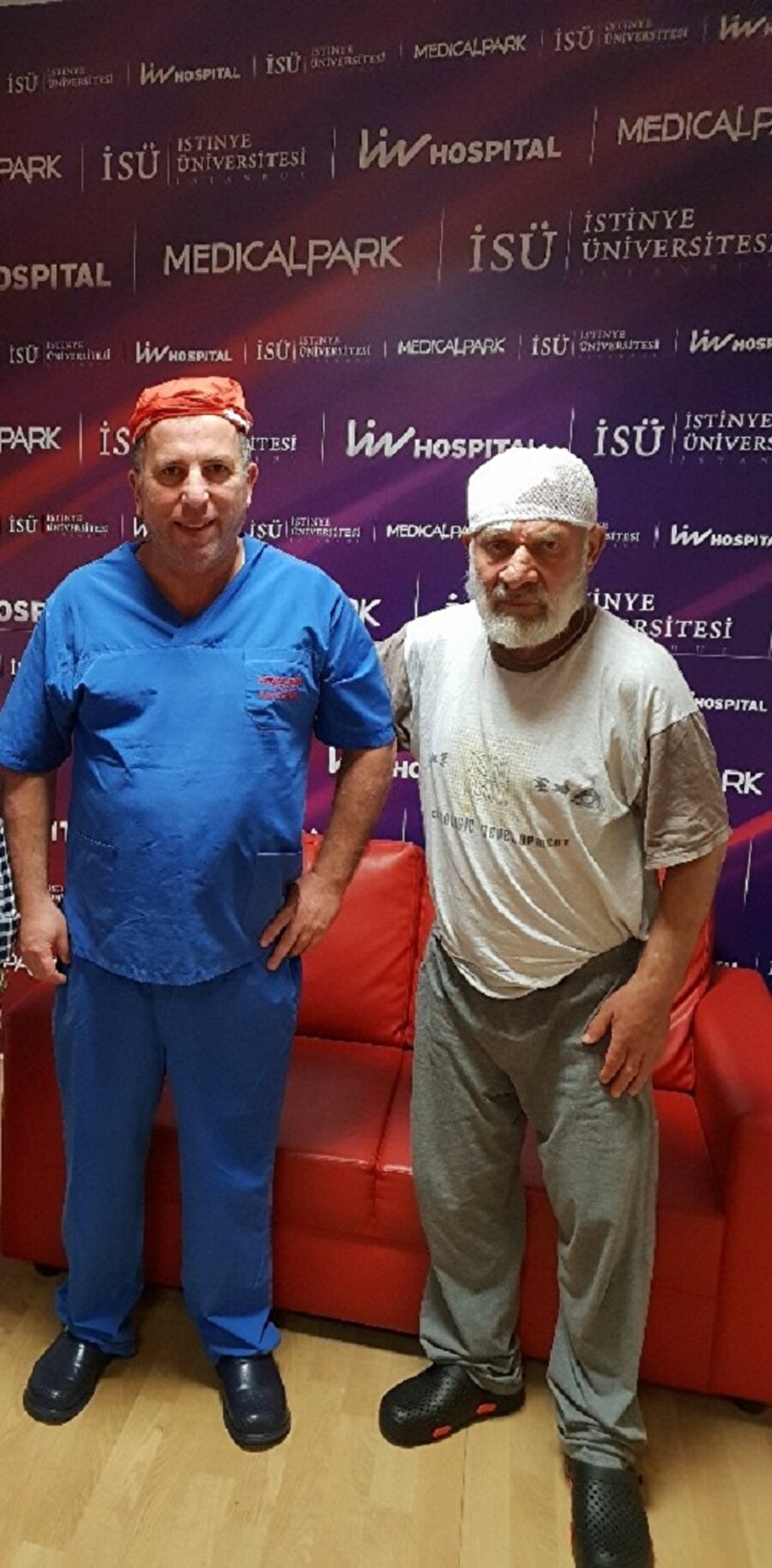 Felçli hasta sağlığına kavuştu