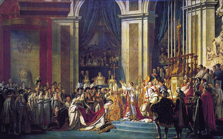 ​​"Napolyon'un Taç Giyme Töreni", Jacques-Louis David, 1805-1807
