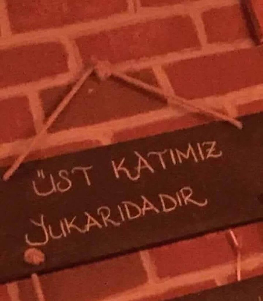 Demek ki üst katı alt katta olan yerler de varmış