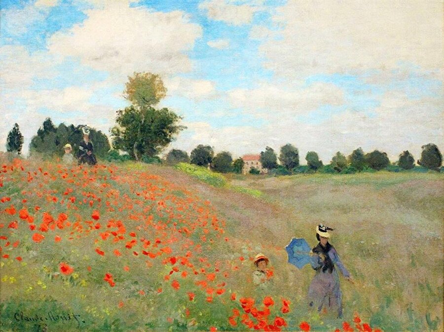 Gelincikler, Claude Monet, 1873