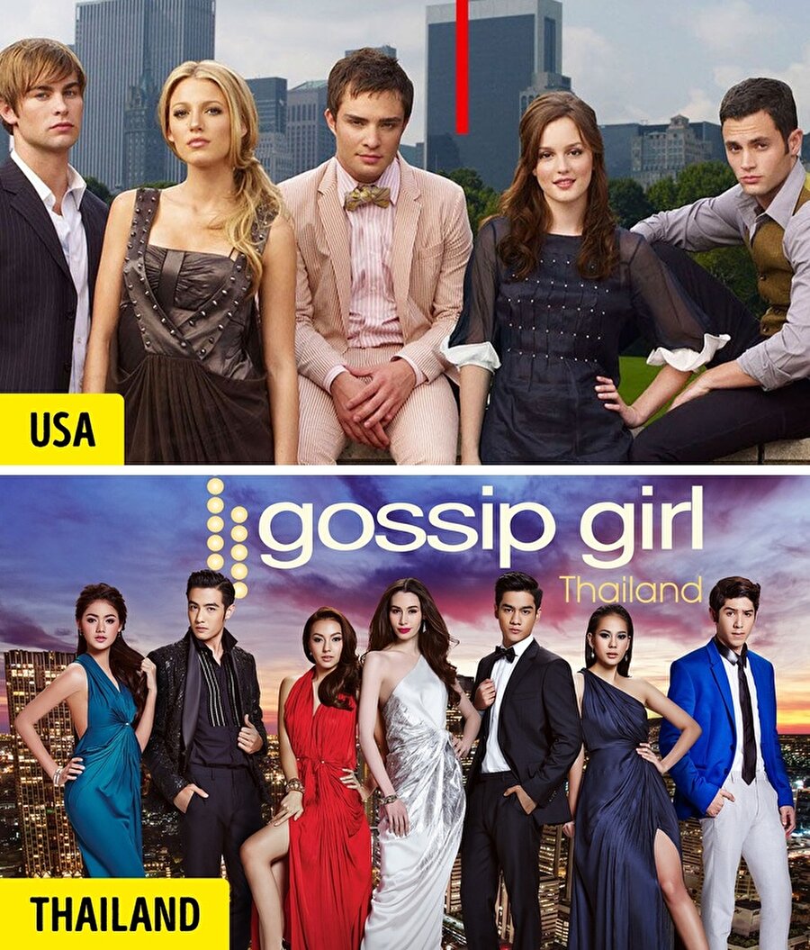 Gossip Girl 

                                    
                                    
                                    
                                    Gençlik dizisi olarak yayınlanan Amerikan versiyonu ülkede çok ses getiren yapımlardan birisi halinde geldi bir çok ülkede uyarlaması yapılan dizinin en dikkat çeken uyarlamasını da Taylan televizyonları yapmayı başardı. Sıkılmadan izleye bileceğiniz 18 bölüm.
                                
                                
                                
                                