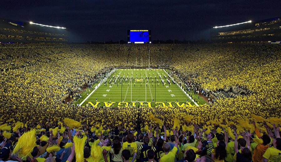 Michigan Stadyumu'ndan bir kare.