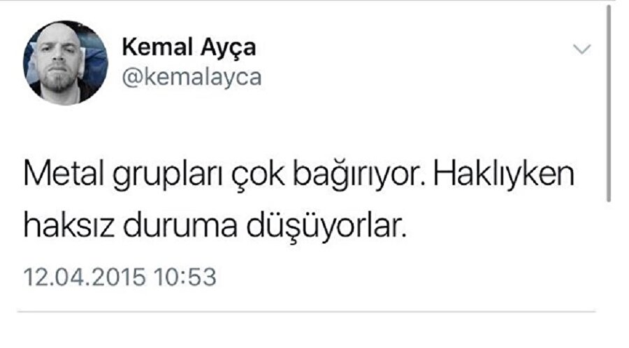 Metallica biraz sessiz ol