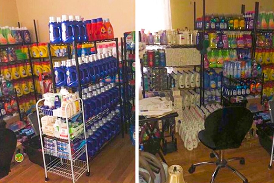 Hızını alamayınca kileri süpermarkete çeviren anne