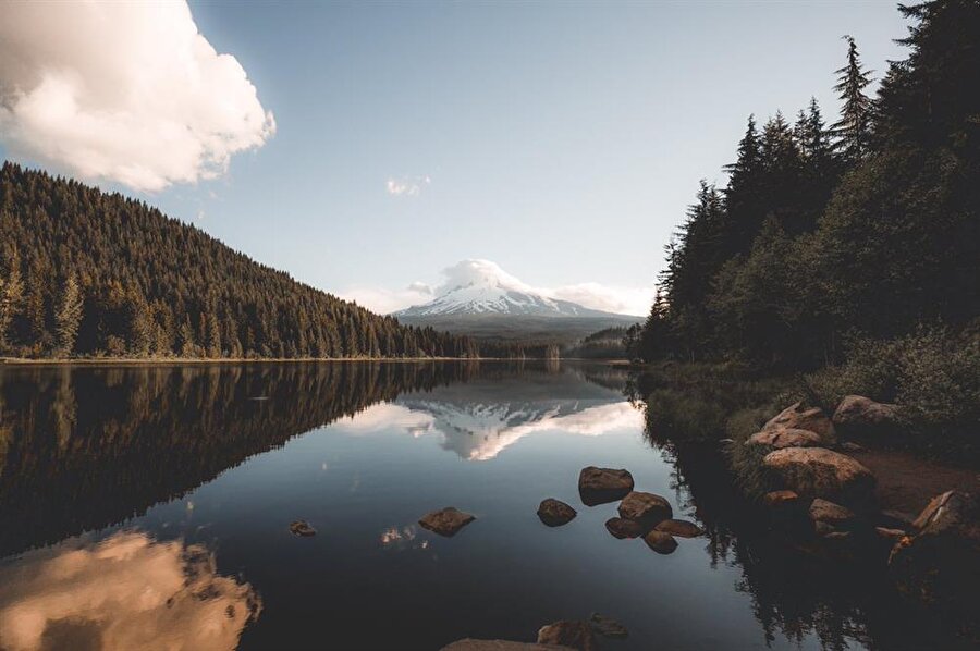 Trillium Gölü, Oregon