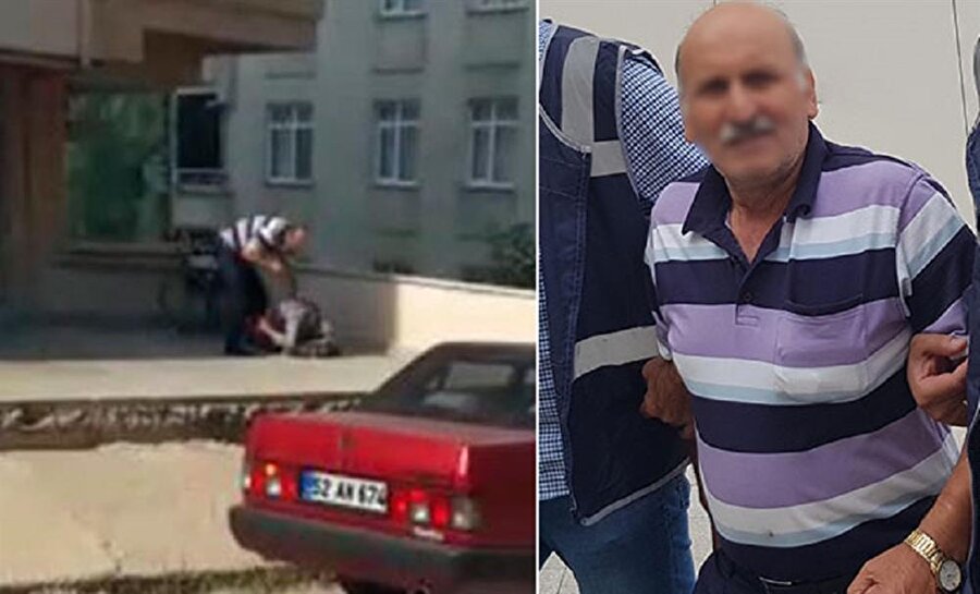 Ordu’da tekerlekli sandalyeye bağımlı engelli oğlu Yusuf Ç.'yi sokak ortasında terlikle döven Ali Ç. gözaltına alındı.