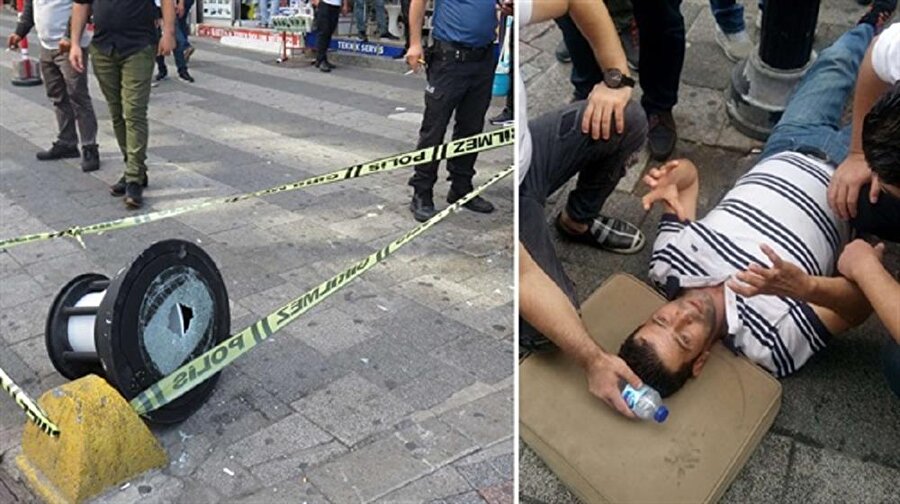 Polis ekipleri olay yerinde incelemede bulundu.