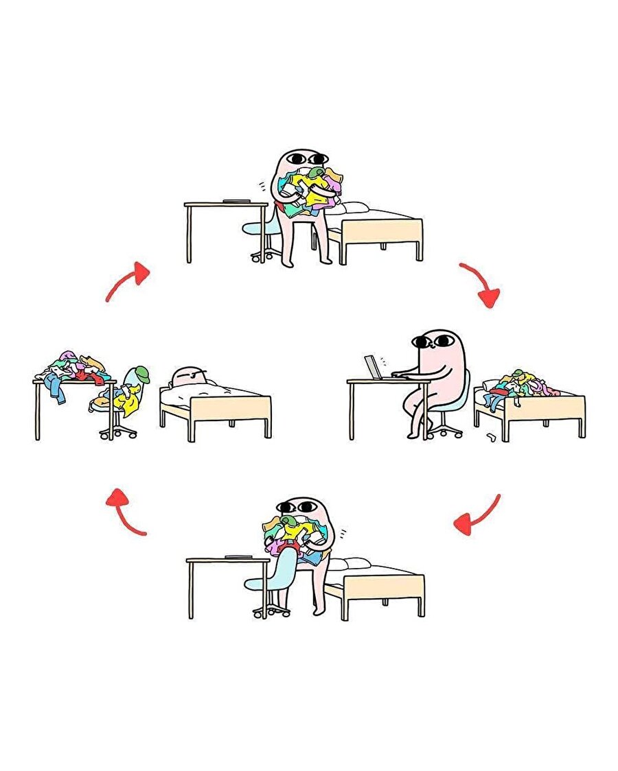 Dağınıklık değil yaşam tarzı