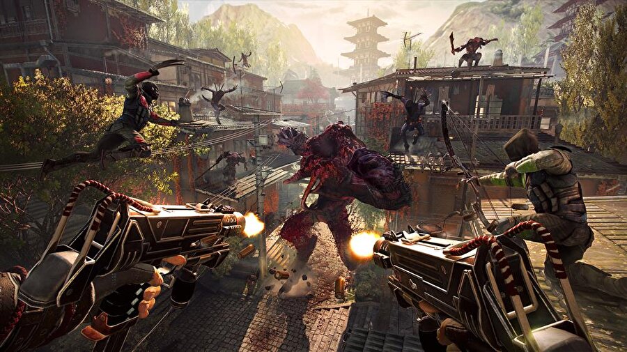 Shadow Warrior 2, yoğun ve güçlü aksiyon sahneleriyle dikkat çekiyor.