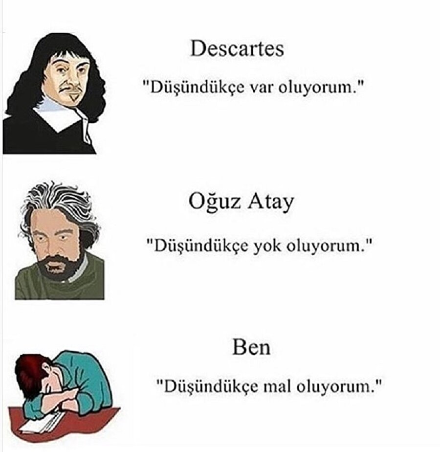 Ben düşünmüyorum