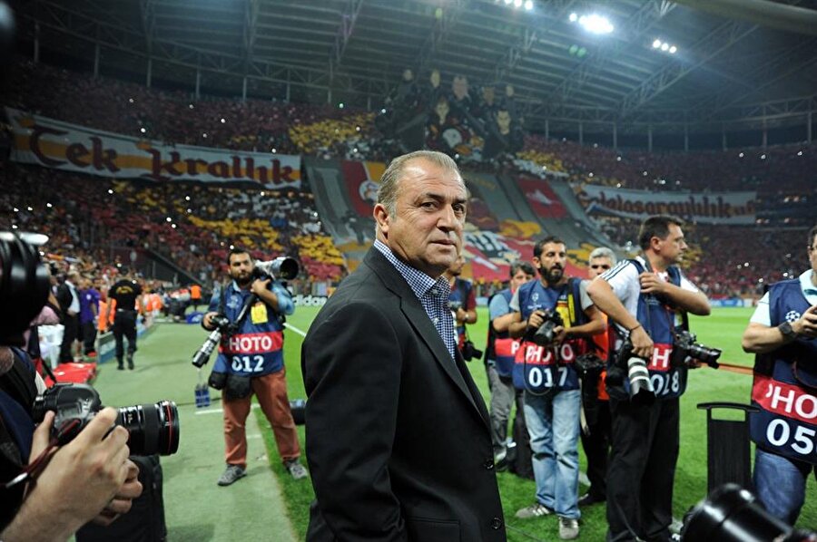 Fatih Terim, Türk Telekom Stadı'nda ambiansı süzüyor...