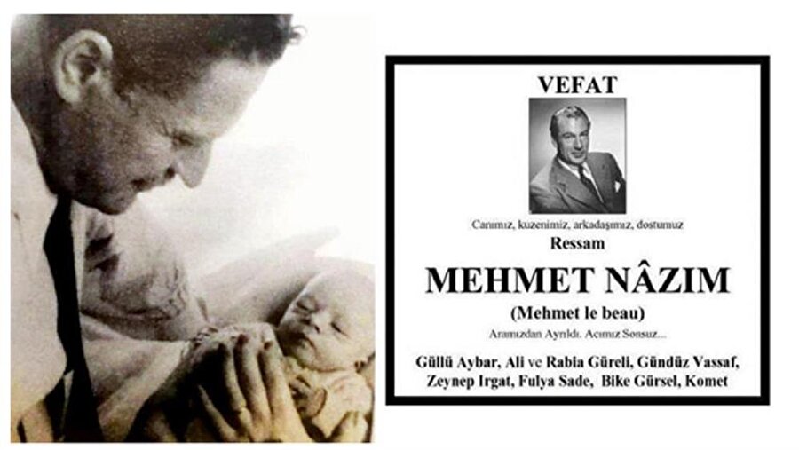 Nazım Hikmet oğlunun vefat ilanı