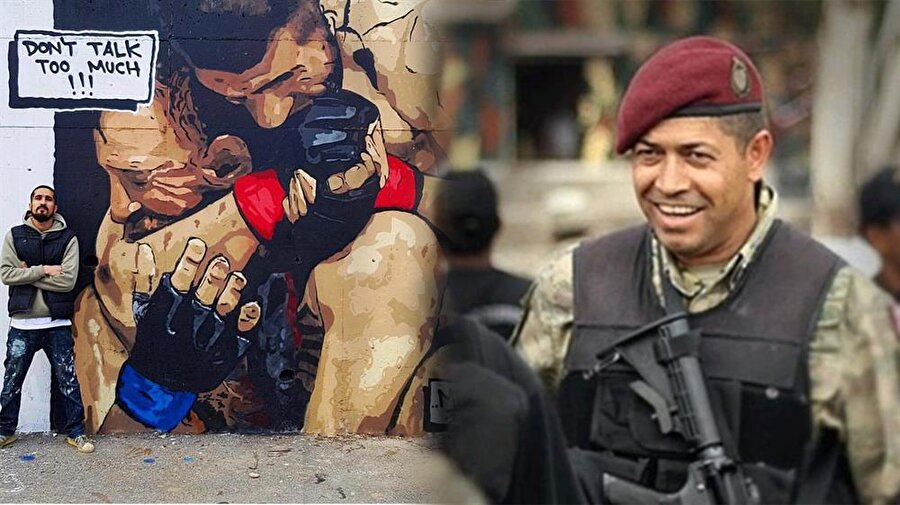 Habib ve Halisdemir'in çizimleri Beykoz'daki duvarlara anlam katıyor.
