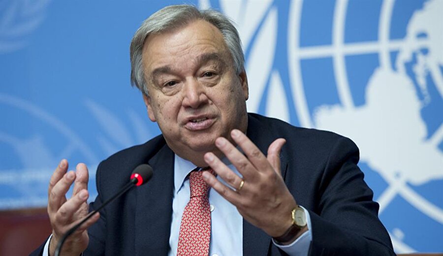 BM Genel Sekreteri Antonio Guterres, BM Güvenlik Konseyine Kıbrıs için hazırlanan raporu sundur.