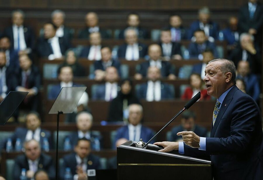 Cumhurbaşkanı Recep Tayyip Erdoğan, dün partisinin grup toplantısında konuştu.