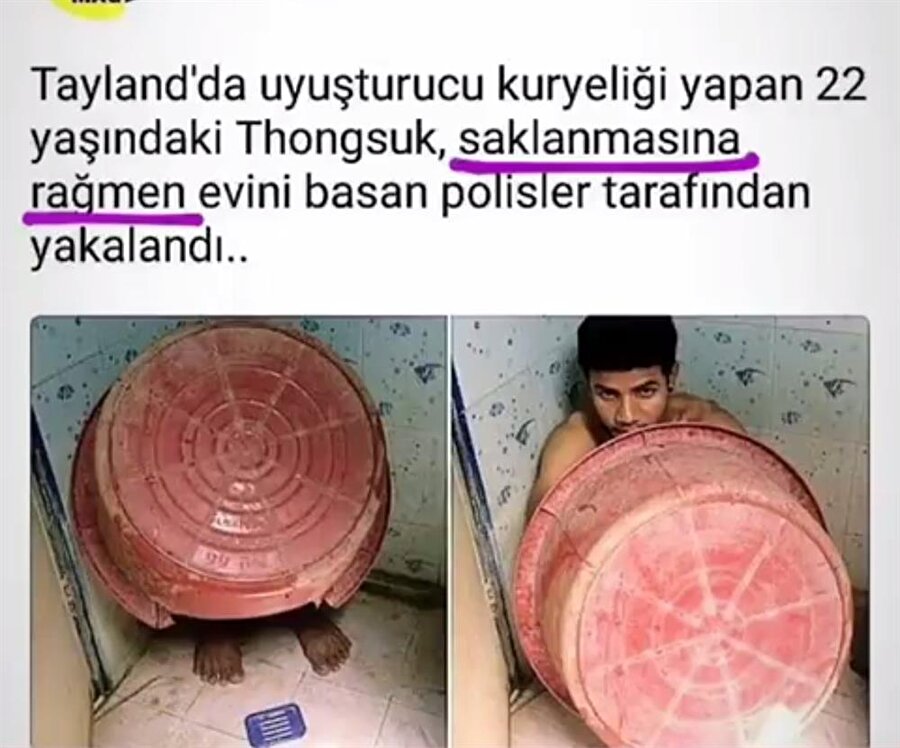 Nasıl bulmuşlar acaba çok profesyonel saklanmış halbuki