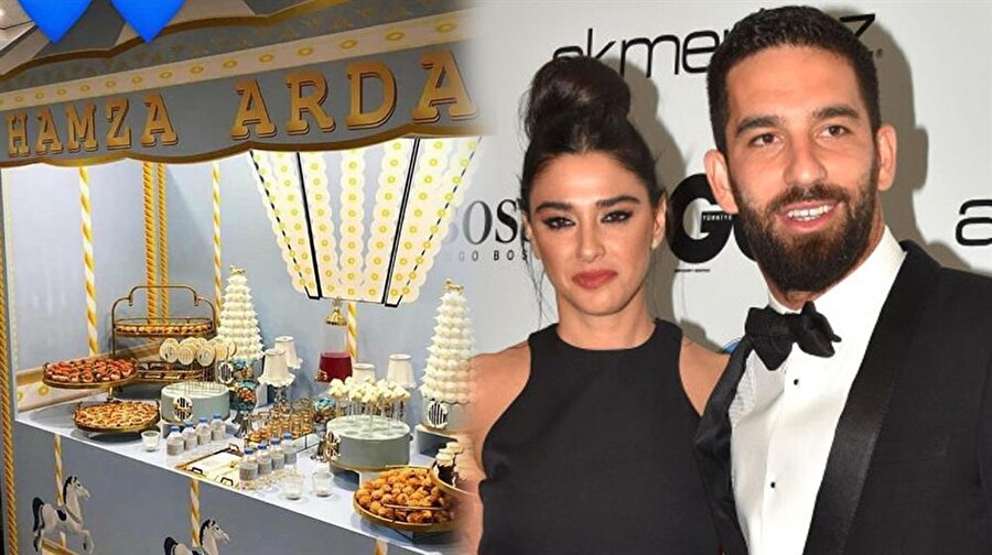 Ünlü çift bebeklerine 'Hamza Arda' ismini verdi.