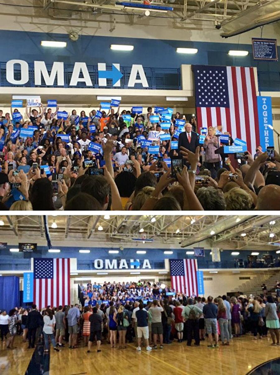 Hillary Clinton'ın Omaha'da!

                                    
                                    
                                    Hillary Clinton'ın bir halka seslenişi daha göze çarpıyor. Omaha'da bulunan bir basketbol sahasında konuşma yaparken görünen bayan Clinton için yakından fotoğraf çekildiği sürece bir sorun görünmüyor...
                                
                                
                                