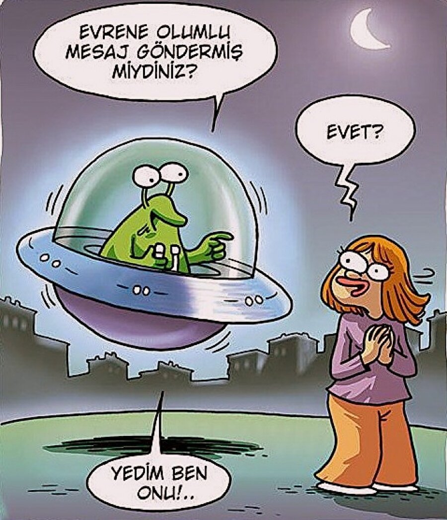 Uzaylı halimi buldum