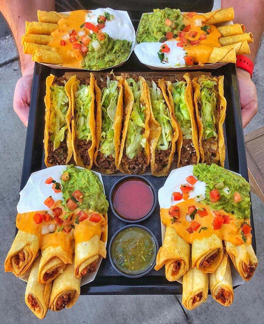 Meksika'nın vazgeçilmezi taco çeşitleri