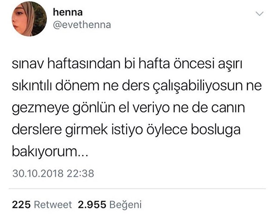 Hazır sınav haftası yaklaşmışken...