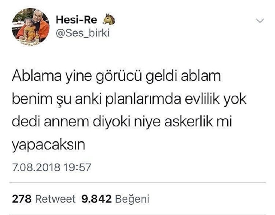 Hadi cevap ver abla verebilirsen