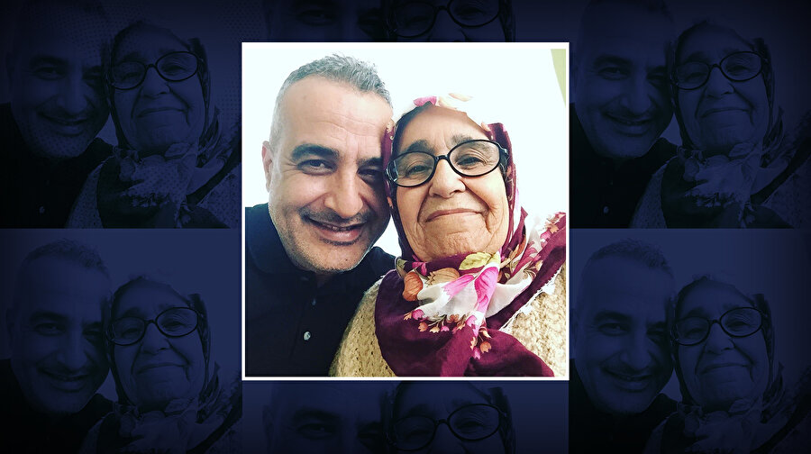 Bekir Develi ve rahmetli annesi İsmihan Develi.