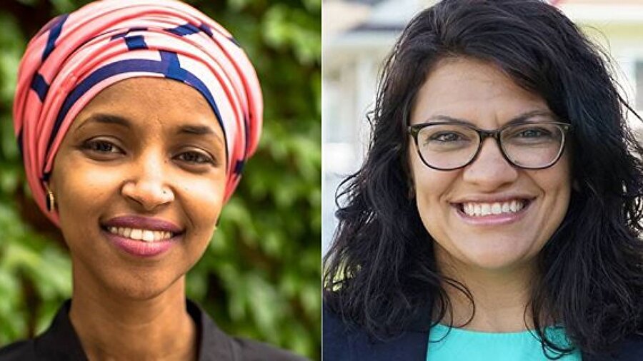 Temsilciler Meclisinde iki Müslüman
ABD'de Michigan ve Minnesota eyaletlerinden seçimlere katılan Filistin asıllı Rashida Tlaib ve Somali asıllı Ilhan Omar, yarışı kazanarak "Temsilciler Meclisine giren ilk Müslüman kadın üyeler" olmayı başardı. Seçmenlerin, Senatodaki 35, Temsilciler Meclisindeki 435 sandalyenin tamamı için sandık başına gittiği ülkede her ikisi de Demokrat Partiden aday olan Tlaib ve Omar zaferini ilan etti.