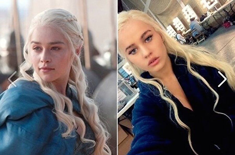 3) Emilia Clark & Rosie Mac, Game of Thrones
