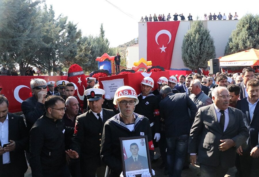 Şehidimiz memleketinde son yolculuğuna uğurlandı.