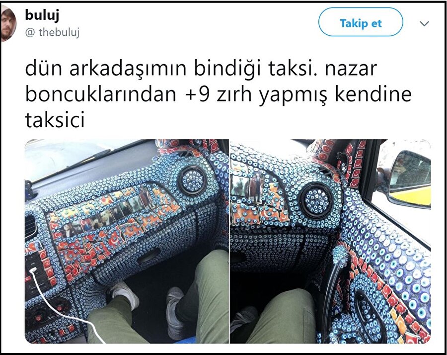 Nazara inanmam dedikten sonra ben