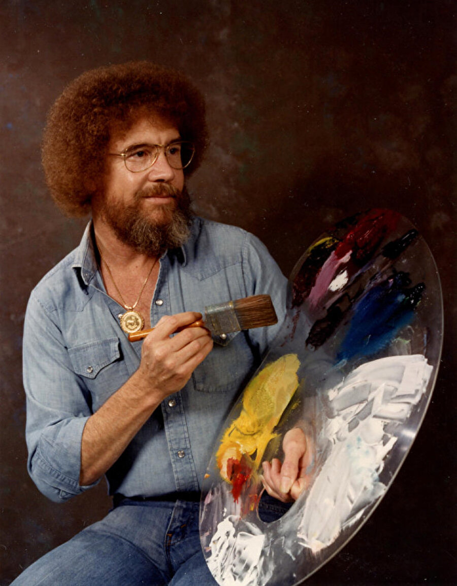 Evimizin Ressam Amcasi Bob Ross Gercek Meslegi Ile Sasirtiyor