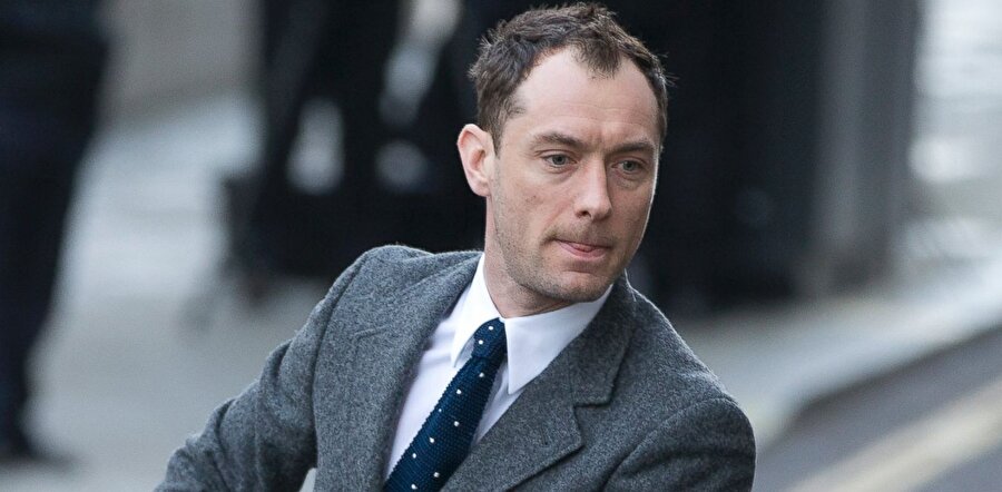 Dünyaca ünlü Hollywood yıldızı Jude Law.