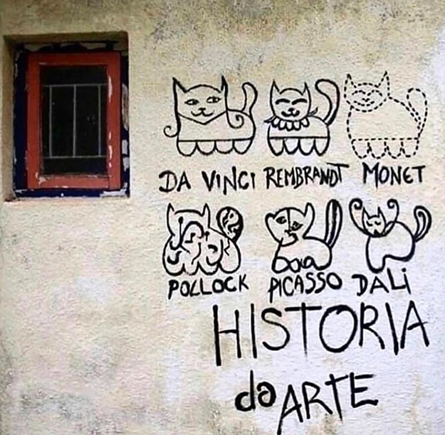 Kediler üzerinden sanat tarihinin muhteşem özeti