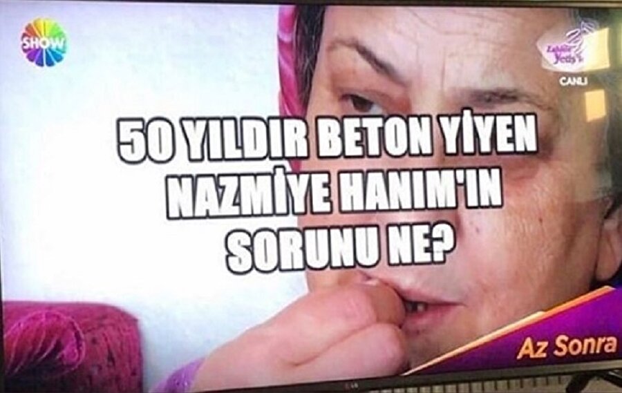 Beton yemek